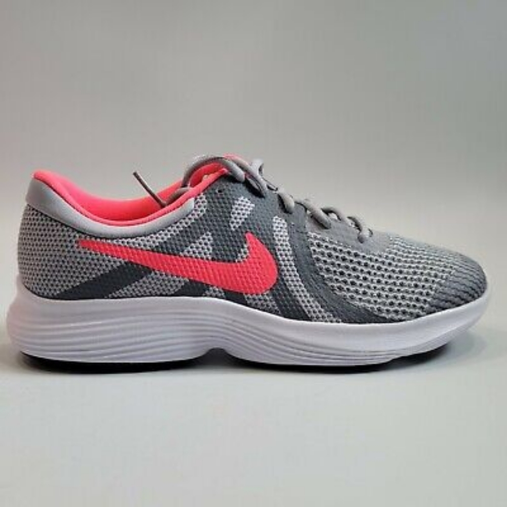 Nike Kids Revolution 4 Girls Sneakers Grey/ Pink